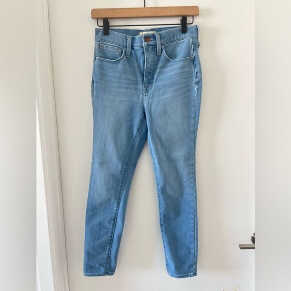 Madewell 10" High-Rise Roadtripper Supersoft Jeggings in Mcleod Wash 26 - Picture 3 of 7
